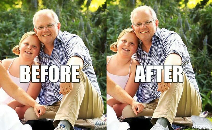 LAVINE PODSMJEHA Kabinet australijskog premijera fotošopirao njegovu fotografiju i sada ima DVIJE LIJEVE NOGE (FOTO)