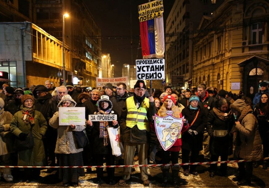 PROTEST "1 OD PET MILIONA" U BEOGRADU “Srbija je ustala, ovo se ne može zaustaviti”