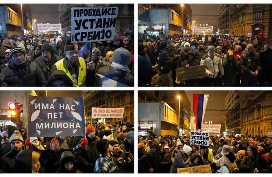 “JEDAN OD PET MILIONA” Hiljade Beograđana ponovo na ulicama: “OVO JE ZEMLJA ZA NAS”