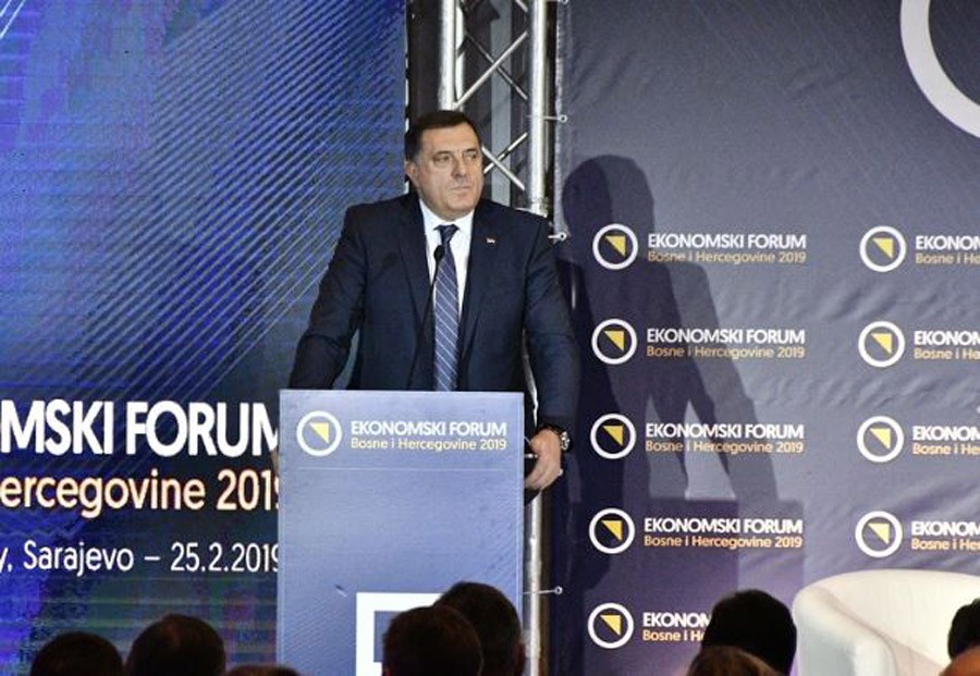 Dodik: Rast ekonomije u BiH moguć investiranjem u infrastrukturu