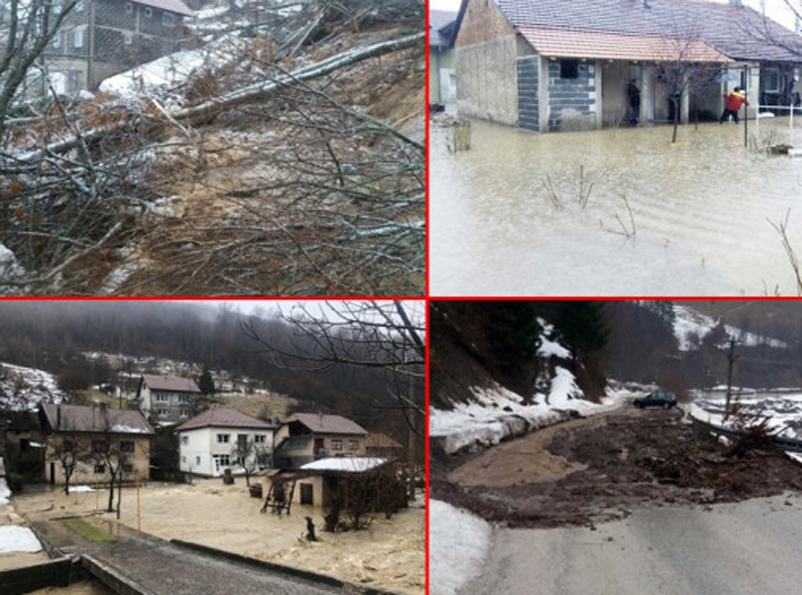 STANOVNICI OČAJNI Gornjevakufska civilna zaštita evakuiše porodice, u Zenici ugroženo 40 kuća, bujica u Bugojnu odnijela most (FOTO, VIDEO)