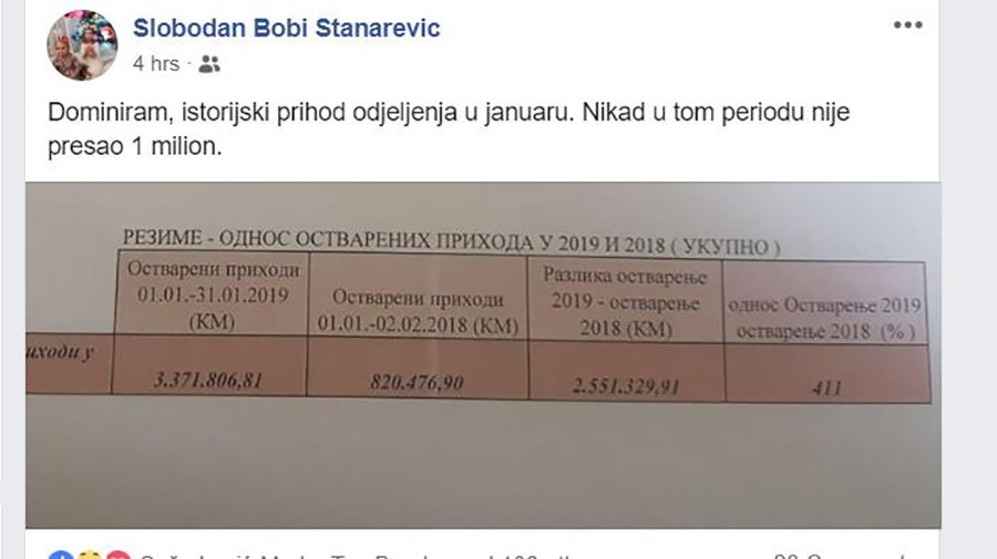 Foto: Slobodan Bobi Stanarevic/Facebook/screenshot