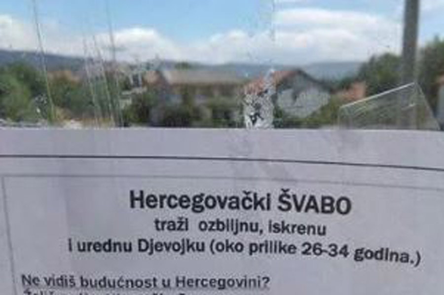 “UPOZNAJ ME I POĐI SA MNOM U NJEMAČKU” Oglas jednog Hercegovca hit na društvenim mrežama (FOTO)
