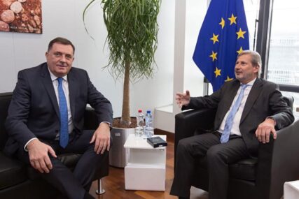 SASTANAK U BRISELU Dodik: BiH je pred izazovom da formira vlast; Han: Važno je biti realan (FOTO)