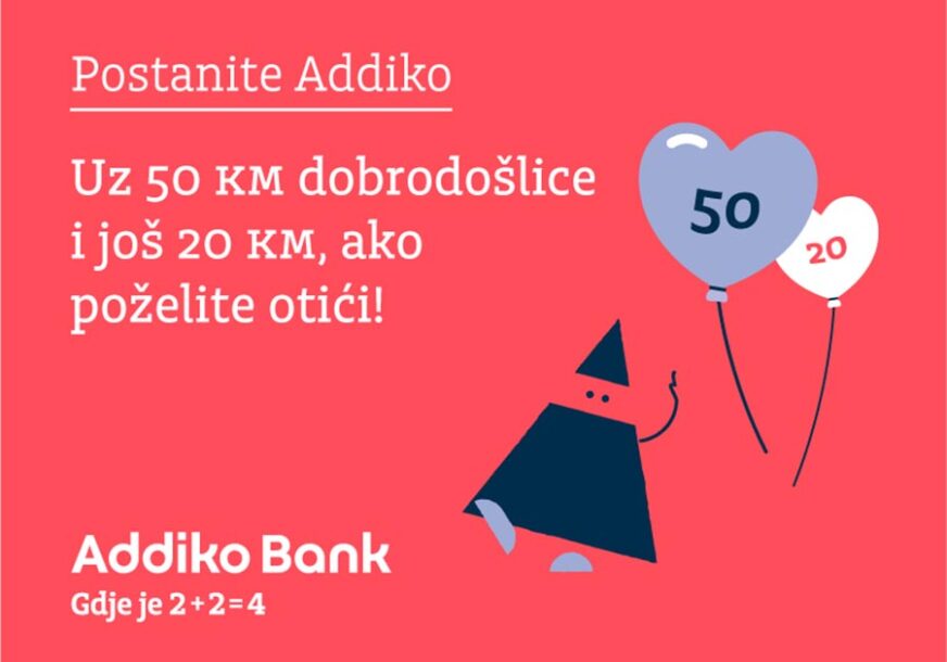 POKLON DOBRODOŠLICE 50 razloga da "Postanete Addiko”