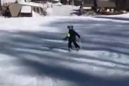 ČUDO OD DJETETA Tadija (4) oduševio i najvještije skijaše na Jahorini (VIDEO)