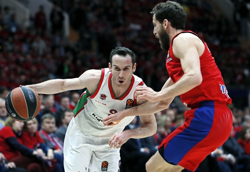 BASKONIJA UTIŠALA CSKA U MOSKVI Tim iz Španije izjednačio na 1:1 u četvrtfinanoj seriji Evrolige