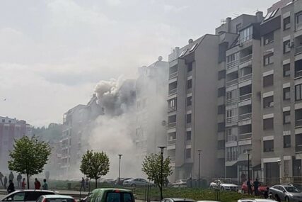 VATRENA STIHIJA Buknuo požar u zgradi, vatrogasci spriječili KATASTROFU