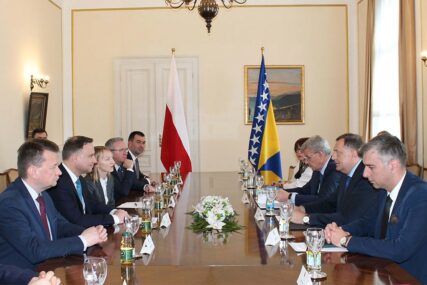 Dodik i Džaferović sa predsjednikom Dudom: Poljska snažno podržava evropski put BiH