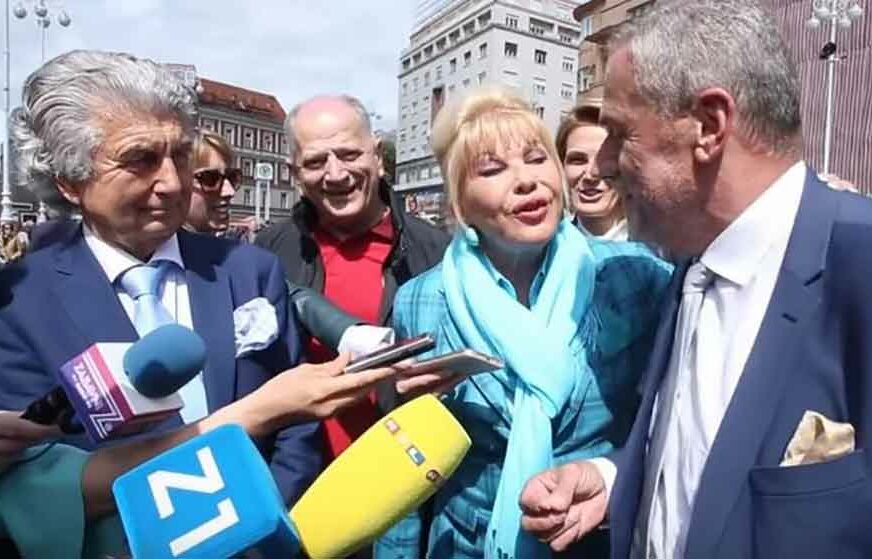 MALO JOJ DVA PUTA Gradonačelnik Zagreba se zbunio dok se ljubio sa bivšom Trampovom ženom (VIDEO)