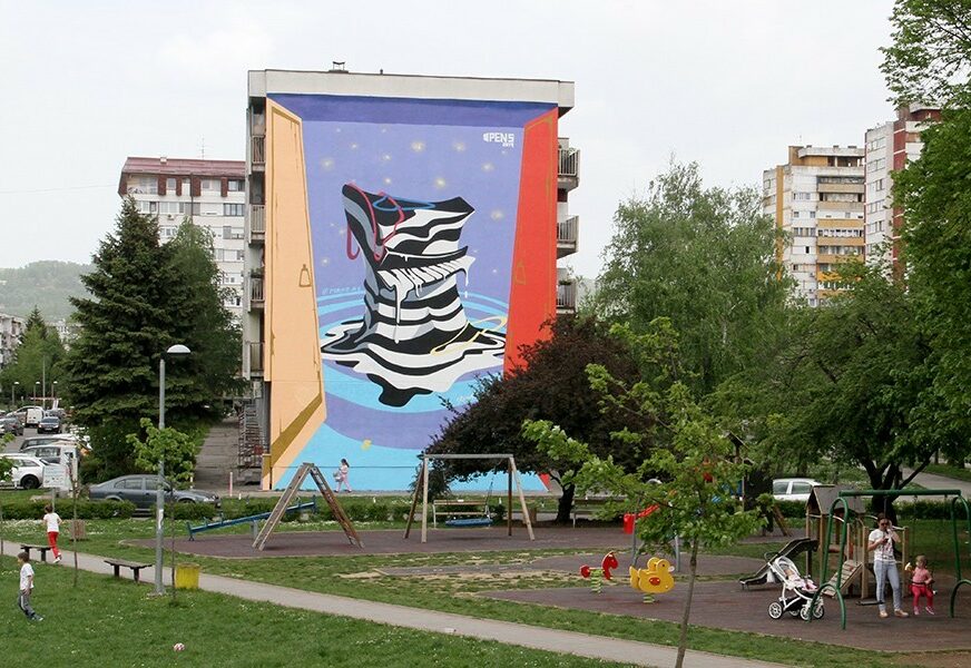 “TOPI BOJE I VEDRI” Banjaluku od sada krasi još jedan mural (FOTO)