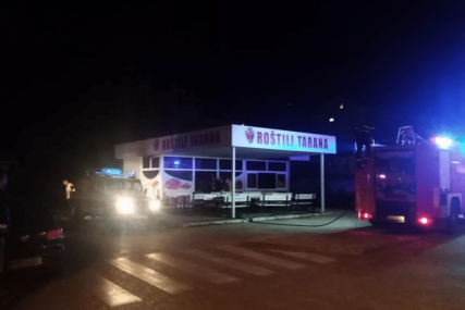 Požar u Trebinju: Gorjela roštiljnica na izlazu iz grada