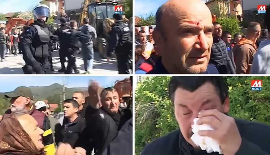 BIBER SPREJ I PALICE Sukob Srba i kosovske policije zbog gradnje mini hidroelektrane