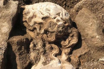 IZUZETNO OTKRIĆE U Rimu pronađena glava kipa ANTIČKOG BOŽANSTVA