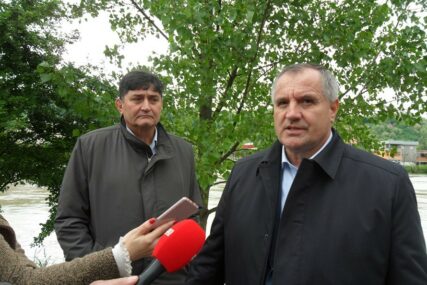 Višković u Kozarskoj Dubici: Povoljnija situacija u područjima ugroženim poplavama