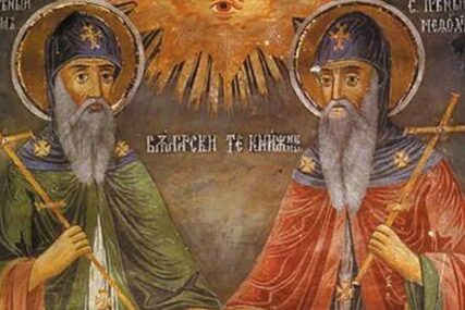 DANAS SVETI ĆIRILO I METODIJE Braća koja su širili hrišćansku vjeru i pismenost među Slovenima