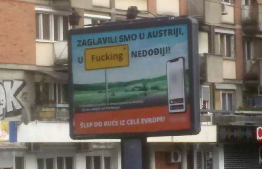 OVO JE SVIMA ZAPALO ZA OKO Bilbord privukao pažnju zbog DVOSMISLENOG DETALJA (FOTO)