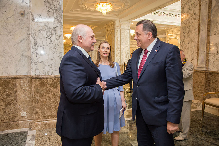 NASTAVLJA POSJETU BJELORUSIJI Dodik s Lukašenkom na otvaranju Evropskih sportskih igara