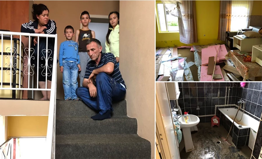 "SKINEM SE DO POJASA I IDEM PO HRANU” Porodica iz Kraljeva zarobljena u poplavljenoj kući, nemaju gdje da odu