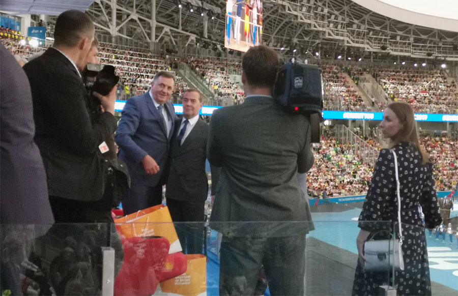 U PRVOM REDU Dodik na svečanom otvaranju Evropskih sportskih igara