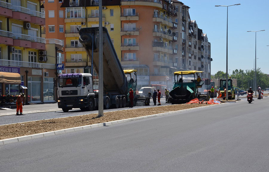 U Brčkom u toku završni radovi na izgradnji druge trake Bulevara mira