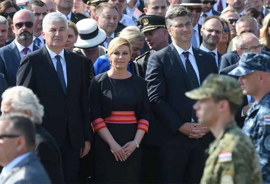 NE ZNAJU SLAVITI BEZ TOMPSONA Ustaški pjevač "uveličao" prijem hrvatske predsjednice povodom Dana državnosti