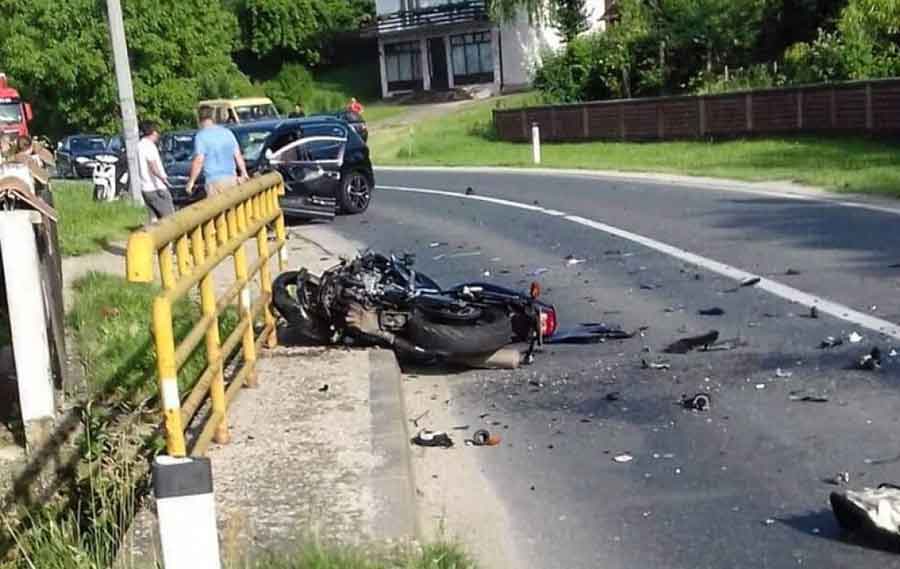 KOBNI PUT NA MOTORIJADU Motorista iz Gradiške poginuo kod Dubice, zabio se u automobil na krivini  