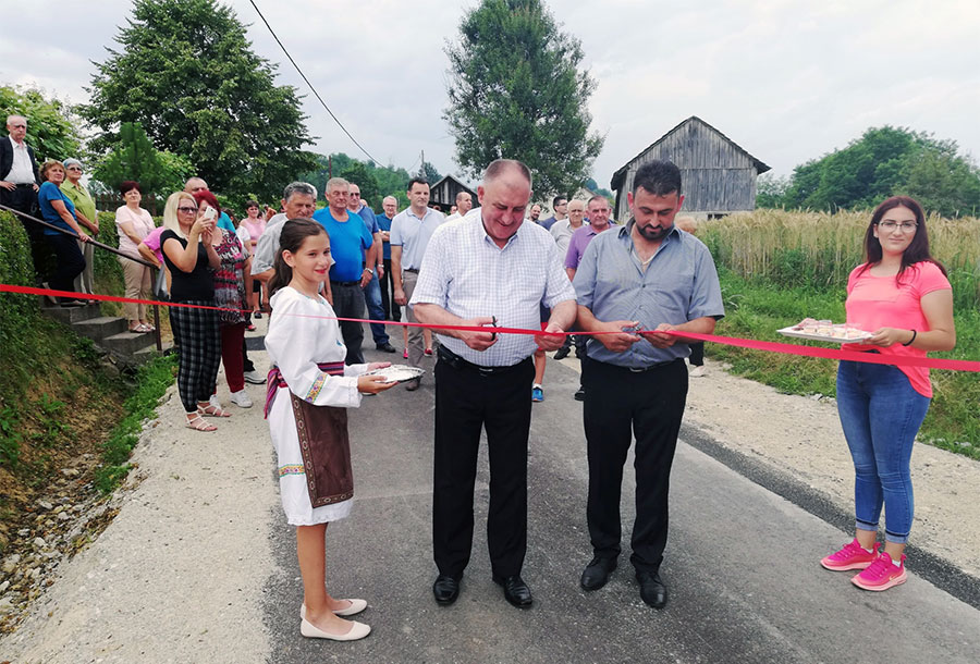 BOLJI USLOVI ZA 70 STANOVNIKA U Prijedoru svečano otvoren put na rubnom području grada