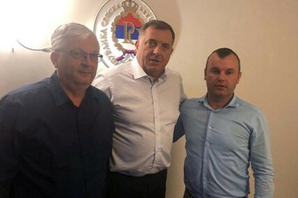 Radomir Pavlović, Milorad Dodik i Mladen Grujičić