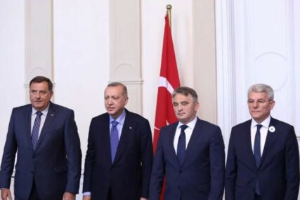 TEME INVESTICIJE I TRGOVINA Erdogan se sastao sa članovima Predsjedništva BiH
