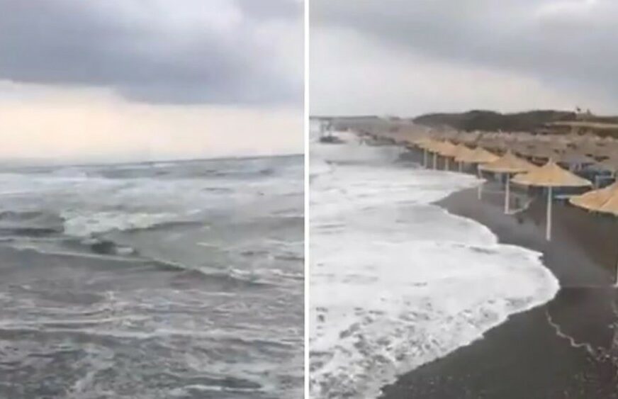 OLUJA I NA OBALI ALBANIJE Talasi brisali sve pred sobom, poginule dvije osobe (VIDEO)