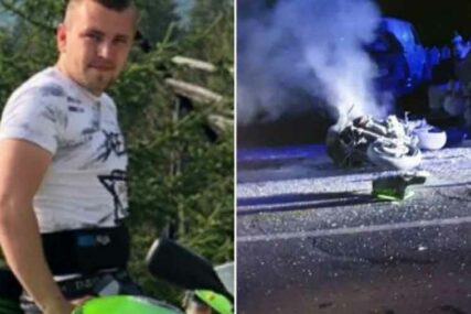 STRAVIČNA NESREĆA Motocikl se zabio u automobil i IZGORIO, vozač na mjestu ostao MRTAV