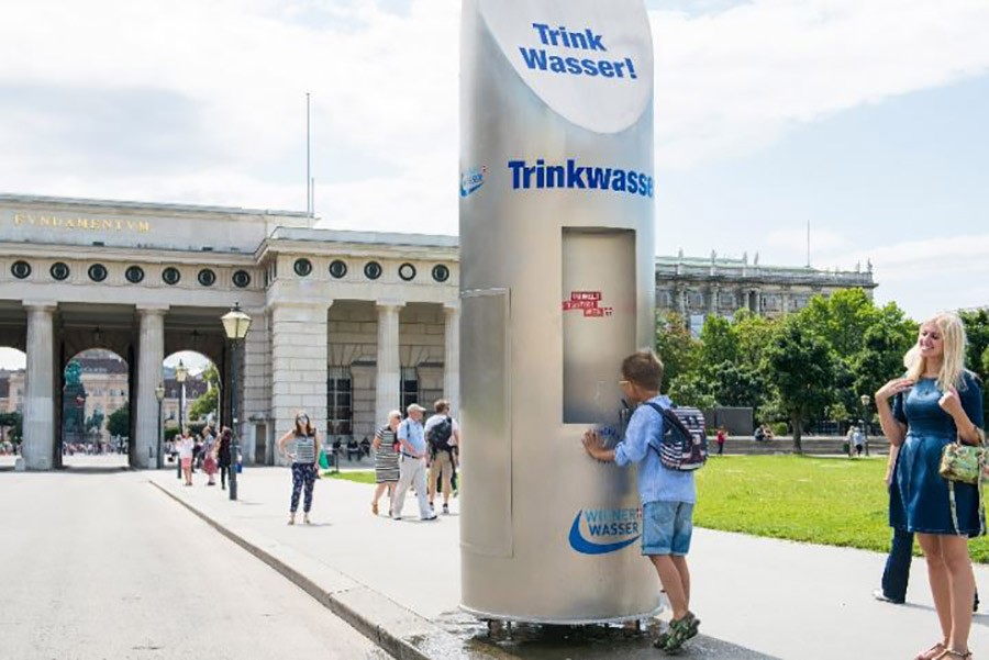 Piju najčistiju vodu u Evropi: U Beču 1000. javna česma