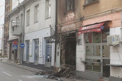 INTERVENISALI VATROGASCI Izgorjela advokatska kancelarija u centru Banjaluke (FOTO)