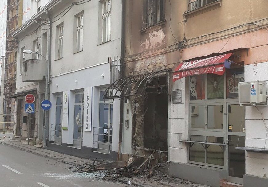 INTERVENISALI VATROGASCI Izgorjela advokatska kancelarija u centru Banjaluke (FOTO)