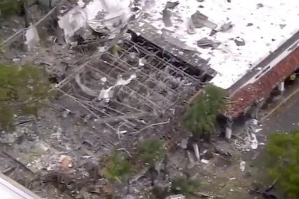 JEZIV PRIZOR Velika eksplozija uništila pola tržnog centra, ima povrijeđenih (VIDEO)