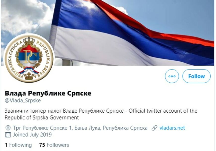 PRVI TVIT PREMIJEROVA ČESTITKA ĐOKOVIĆU Vlada Srpske dobila nalog na Tviteru
