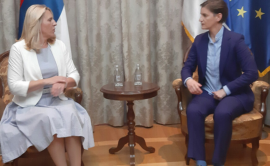 CVIJANOVIĆEVA U BEOGRADU U toku sastanak sa Anom Brnabić