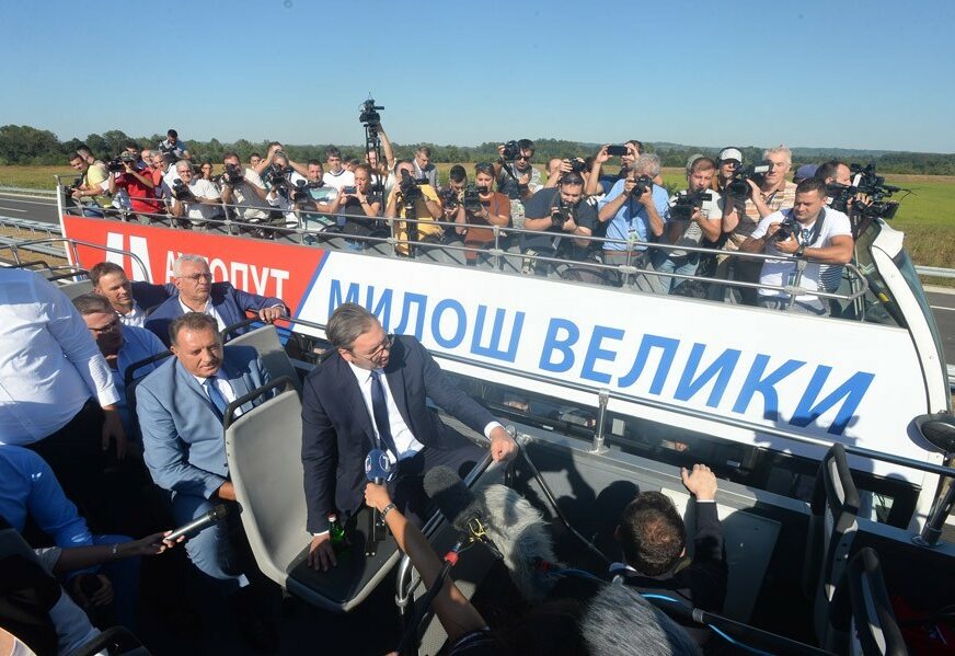 Dodik: Auto-put Miloš Veliki povezuje Srbiju sa RS (FOTO)