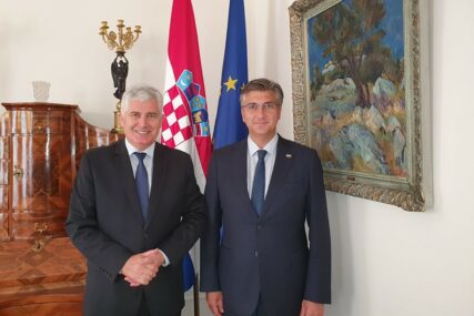 Čović i Plenković zabrinuti "Dogovor o izbornoj reformi važan za skladne odnose tri naroda"