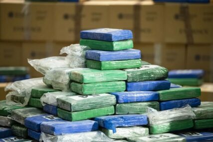VELIKA ZAPLIJENA NARKOTIKA Pronađeno šest tona kokaina vrijednosti 1,3 milijardi dolara