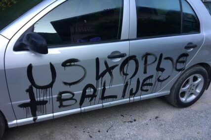 KUKAVIČKI POTEZ Ispisao uvredljive grafite na svojoj kući i autu, pa OPTUŽIO DRUGE