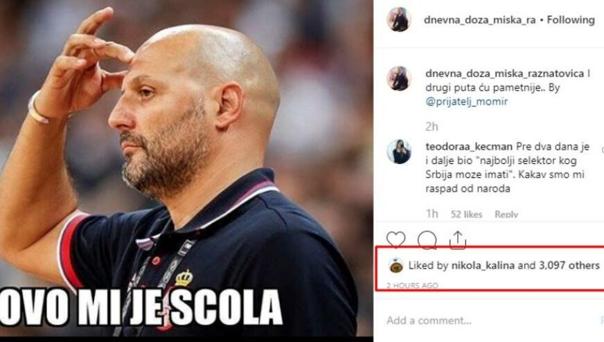 Kalinić lajkom navukao bijes navijača