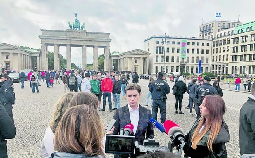 ANA BRNABIĆ IZ BERLINA PORUČUJE “Ne očekujem mekši stav Njemačke oko Kosova”