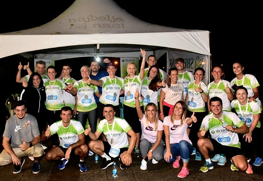 Tim Sberbank Banjaluka na visini zadatka u „Sberbank 5K BIZZ UP Run“ trci (FOTO, VIDEO)