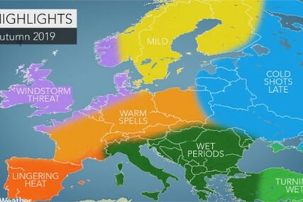 KAKVA SE JESEN OČEKUJE U EVROPI U Španiji toplo, u Britaniji snažne oluje, a Balkanu PRIJETI POTOP