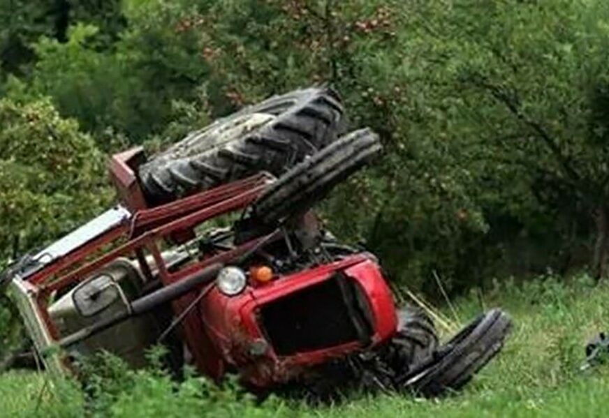 Nesreća kod Zvornika, povrijeđen traktorista