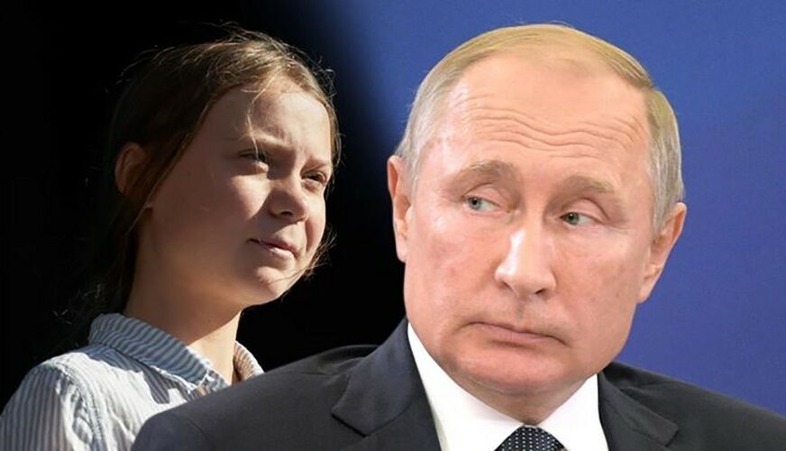 OGLASILA SE I ONA Putin je kritikovao Gretu, a sada mu je na GENIJALAN NAČIN UZVRATILA