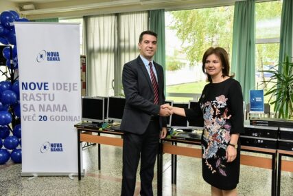 BRIGA O DJECI NA PRVOM MJESTU Nova banka donirala računare osnovnim školama