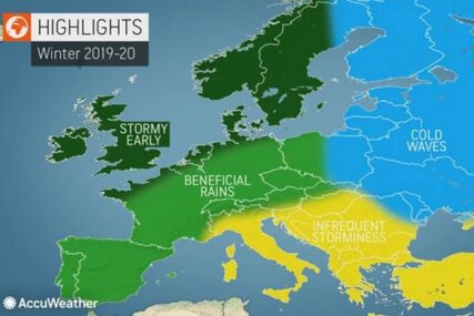 Kakva će biti ZIMA u Evropi? Na istoku velike hladnoće, na sjeveru oluje, a šta ČEKA BALKAN